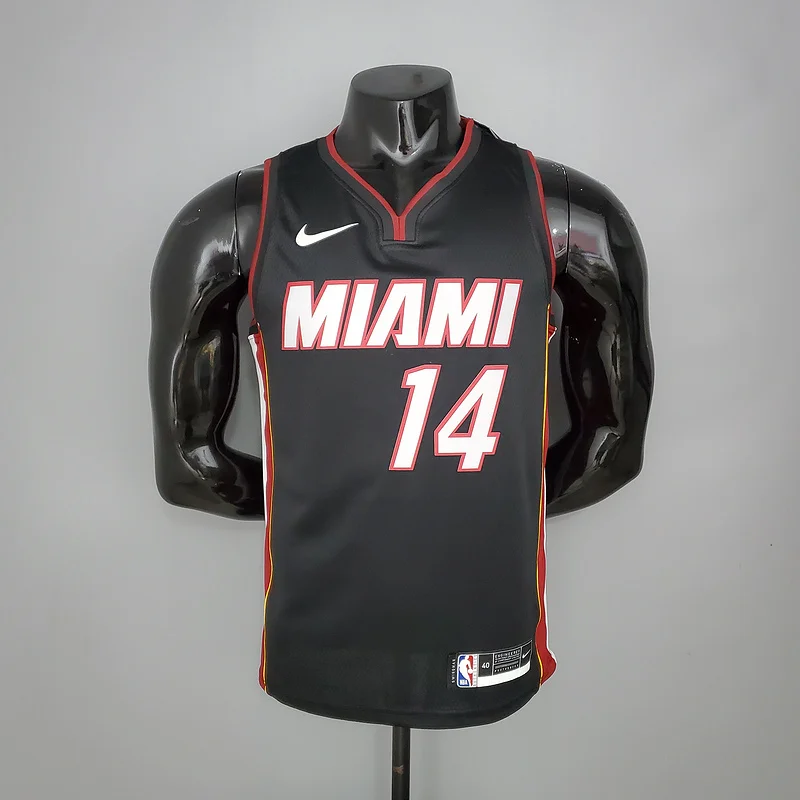 NBA Miami Heat basketball jersey V-neck Black #14 HERRO