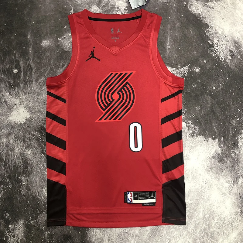 2023 Portland Trail Blazers Basketball Jersey  trapeze  limited  #0   LILIARD