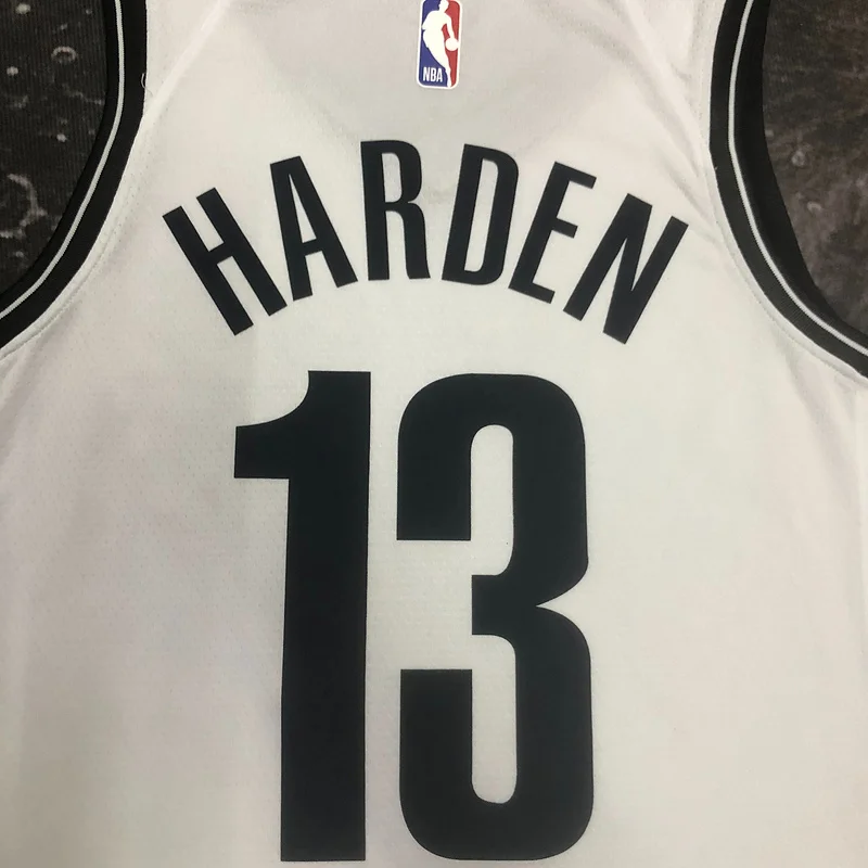 2023 Season Brooklyn Nets Basketball jersey White #13 HARDEN