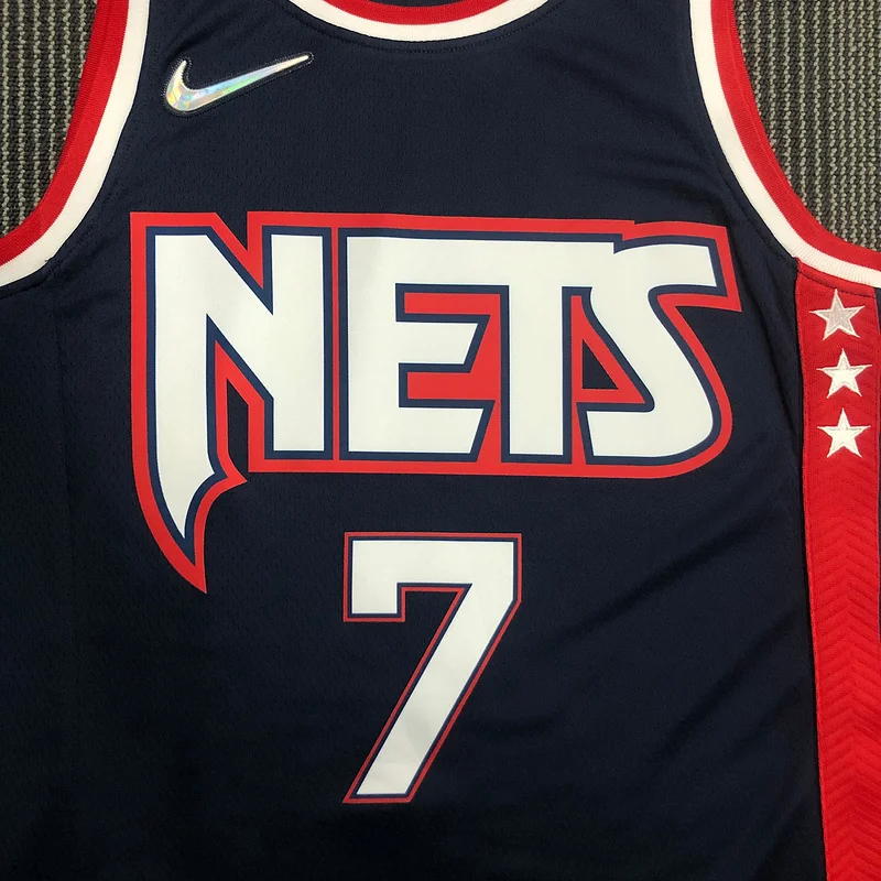 75th anniversary 2022 Season Brooklyn Nets Basketball jersey city version #7 DURANT