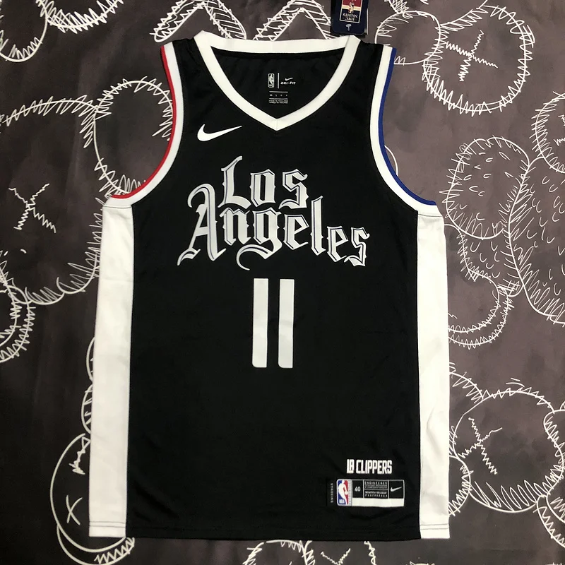 NBA Los Angeles Clippers Basketball jersey   Latin  Black   #11   WALL