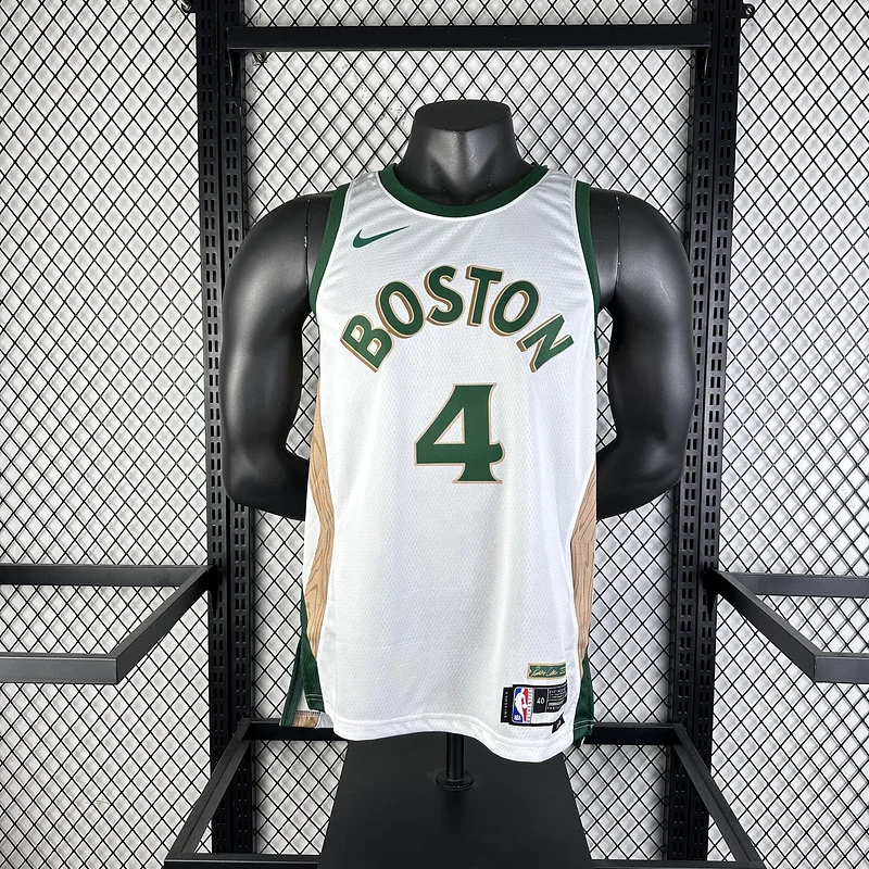 2024 Season NBA Boston Celtics Basketball Jersey city version #4 HOLIDAY