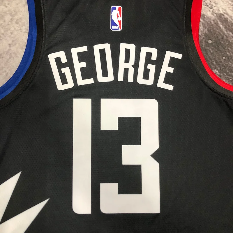 2023 Season   NBA Los Angeles Clippers Basketball jersey    trapeze  limited  #13   GEORGE