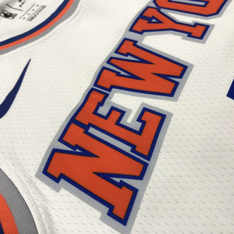 New York Knicks Basketball Jersey White #17 LIN