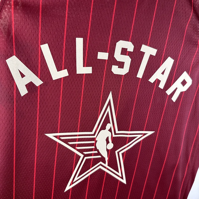 2024 Season NBA Dallas Mavericks basketball jersey All-Star red #77 DONCIC