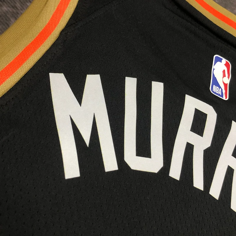 2023 Season NBA Atlanta Hawks Basketball Jersey city version #5  MURRAY