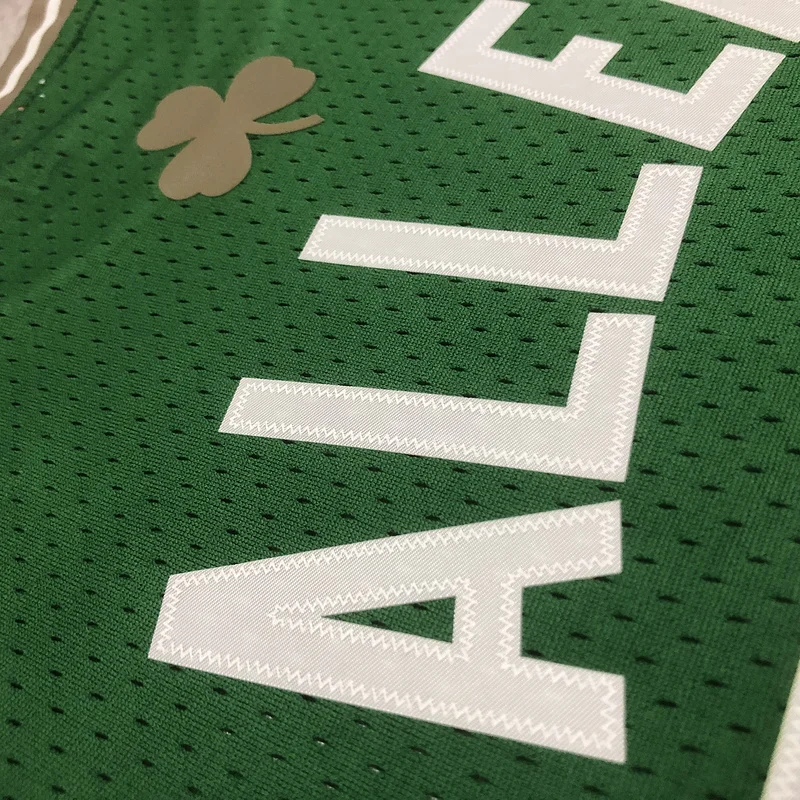 2007 2008 Season MN Hot Print Retro NBA Boston Celtics Basketball Jersey #20 ALLEN