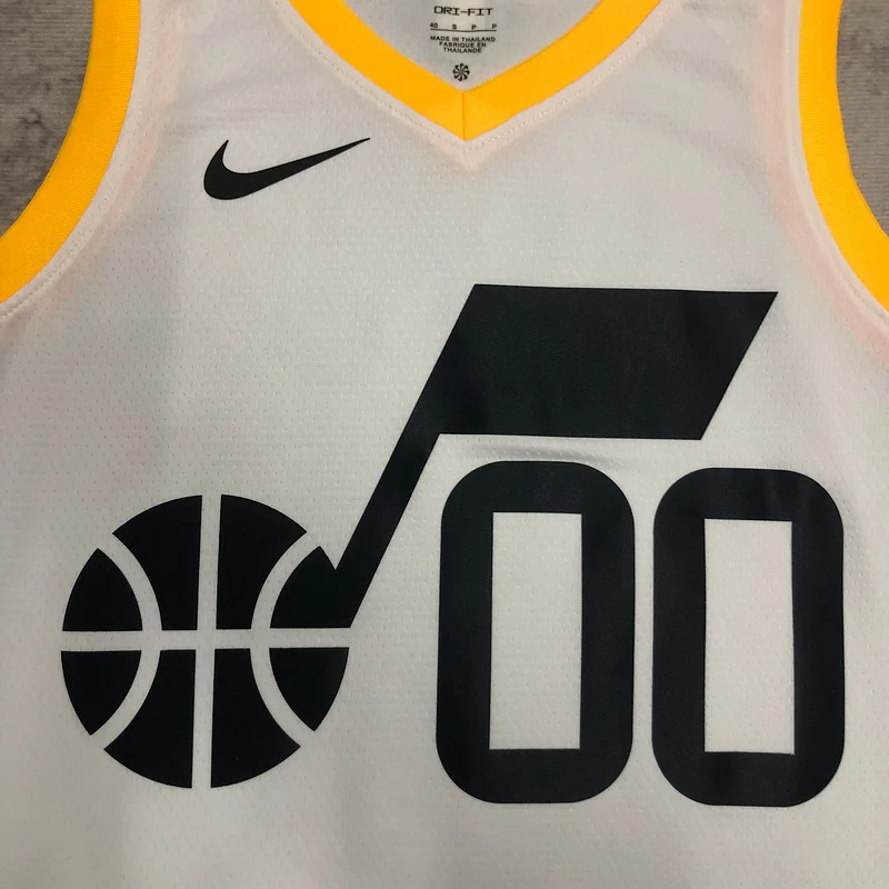 2023 Utah Jazz Basketball Jersey Home White #00 CLARKSON