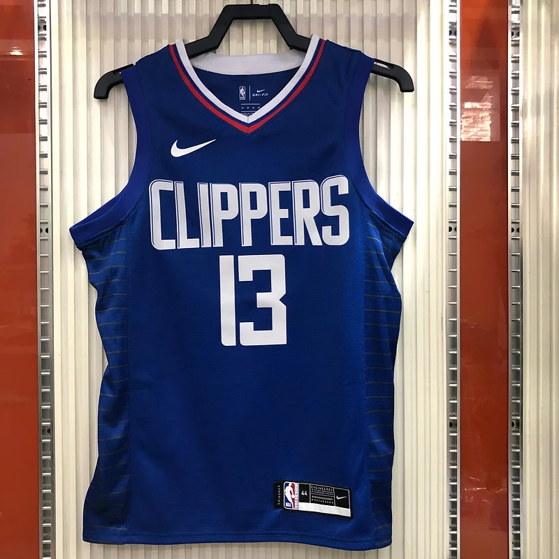 2020 Season NBA Los Angeles Clippers Basketball jersey  limited   Blue  #13   GEORGE