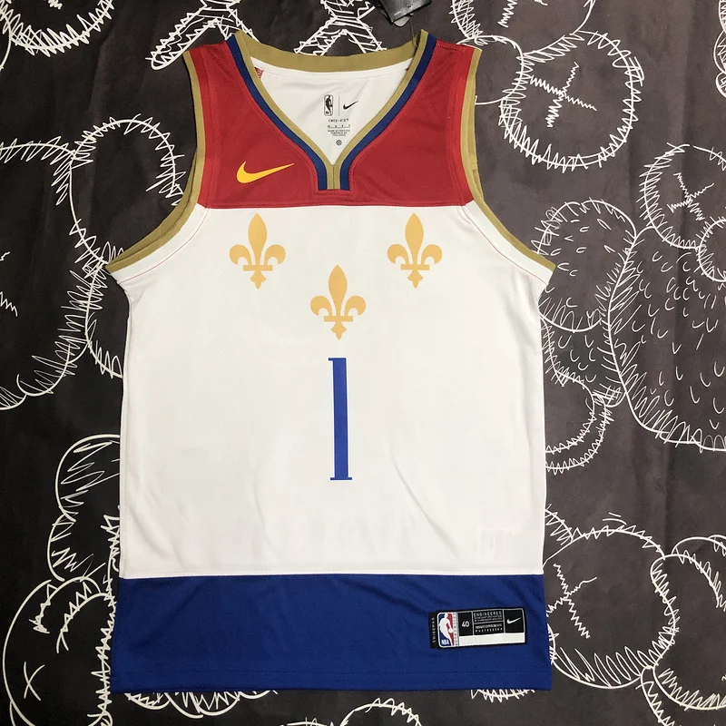 2020 New Orleans Pelicans Basketball jersey  city version  #1  WILLIAMSON