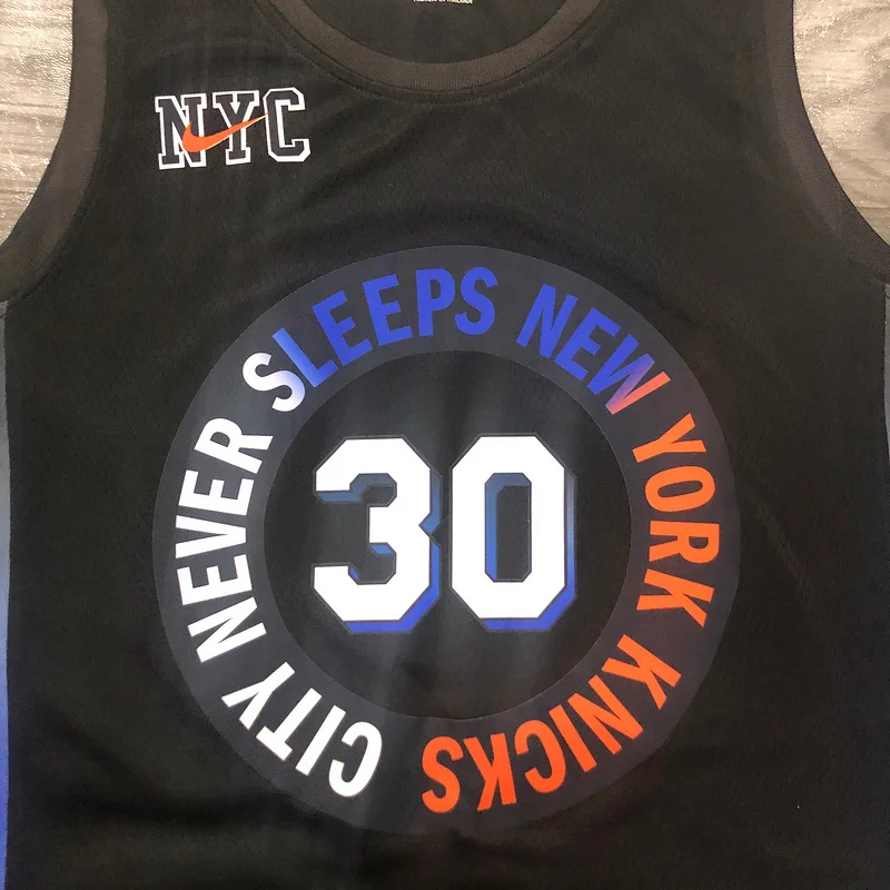 2021 New York Knicks Basketball Jersey city version #30 RANDLE