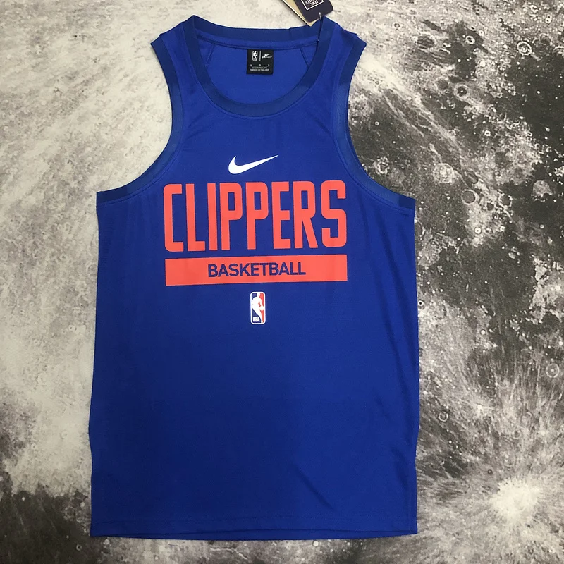 2023 Season   NBA Los Angeles Clippers Basketball jersey   Blue  training vest