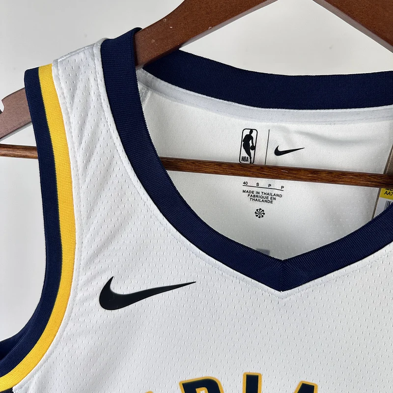 2023 Indiana Pacers Basketball Jersey Home White #43 SIAKAM