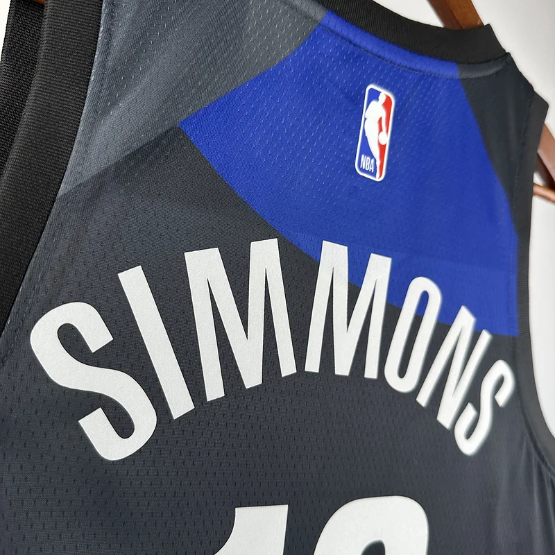 2024 Season Brooklyn Nets Basketball jersey city version #10 SIMMONS