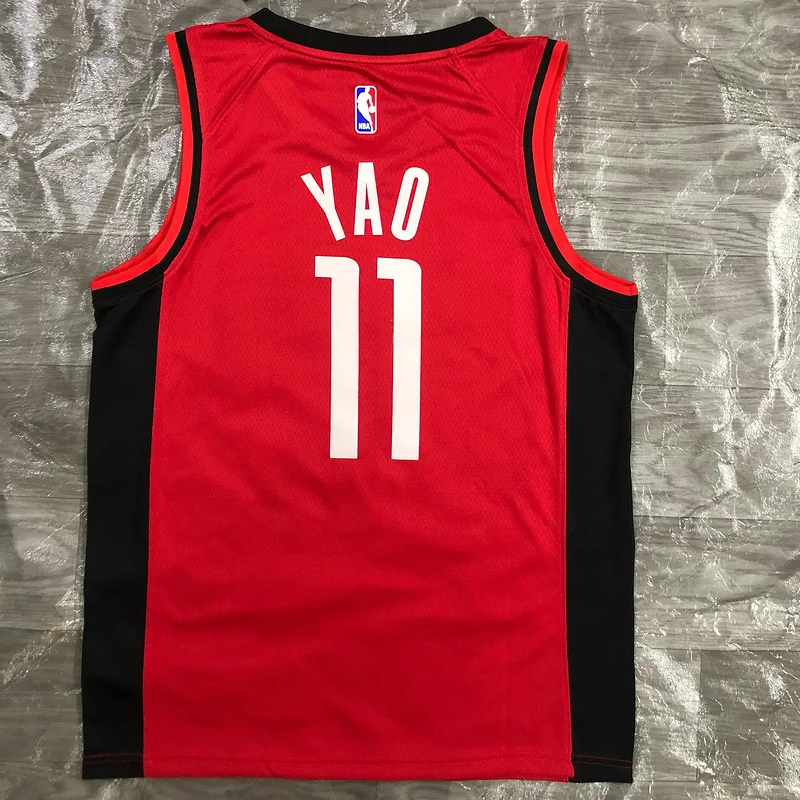 2021 Houston Rockets Basketball Jersey Red #11 YAO