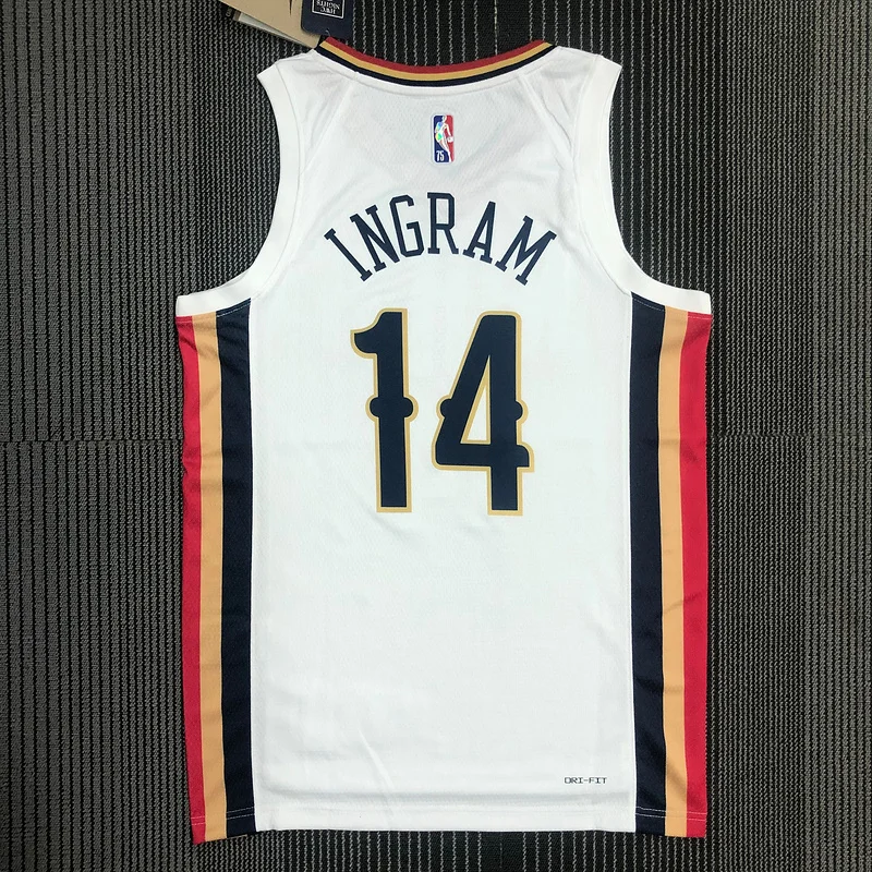 2022  New Orleans Pelicans Basketball jersey   city version  #14  INGRAM