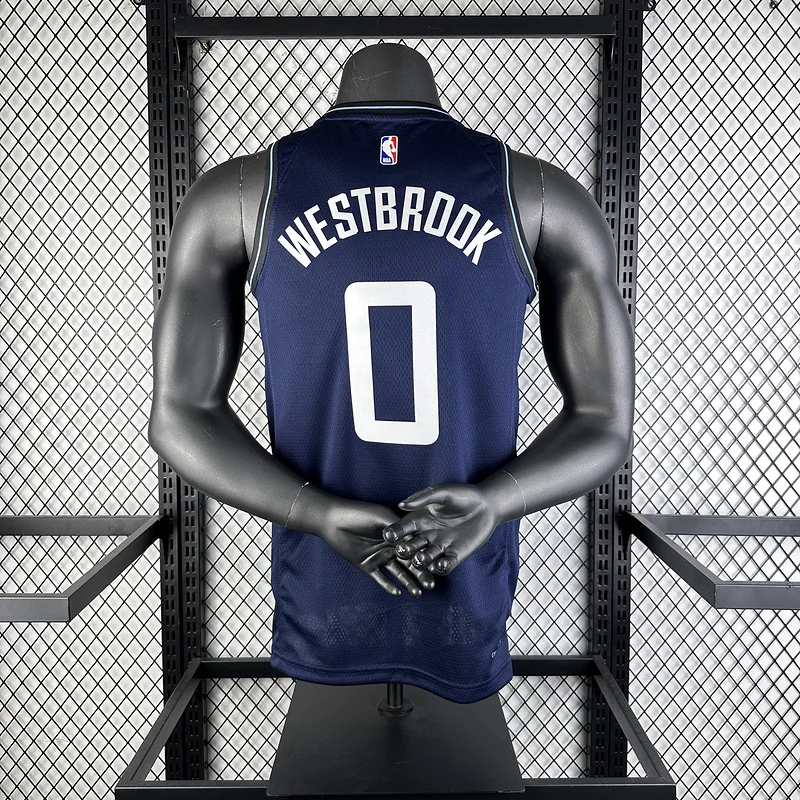 2024 Season   NBA Los Angeles Clippers Basketball jersey   city version  #0    WESTBROOK