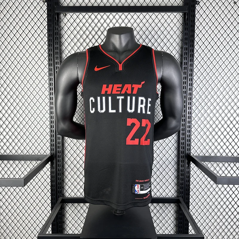 2024 Season NBA Miami Heat basketball jersey city version #22 BUTLER