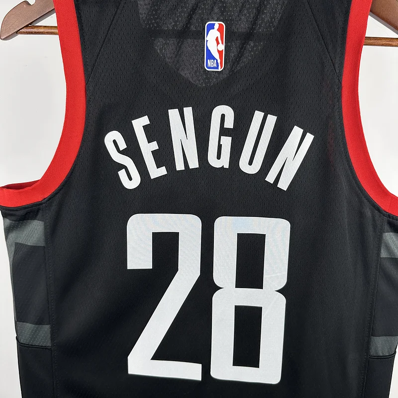 2024 Houston Rockets Basketball Jersey trapeze limited #28 SENGUN