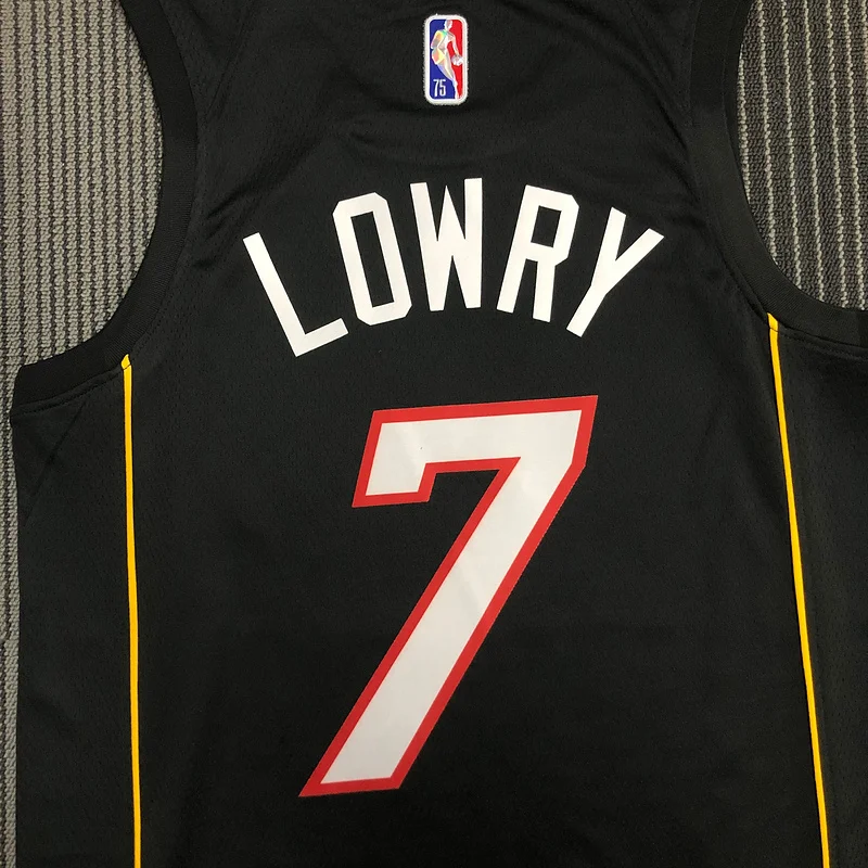 2022 Season NBA Miami Heat basketball jersey city version #7 LOWRY