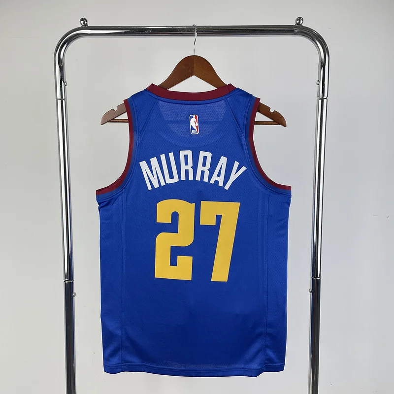 2021 Season NBA Denver Nuggets Basketball jersey trapeze limited #27 MURRAY