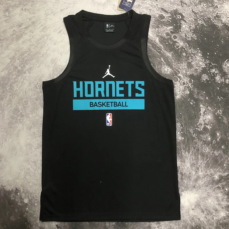 2023 Charlotte Hornets Basketball Jersey  Black  training  vest