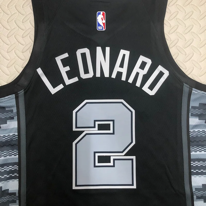 2023 San Antonio Spurs Basketball Jersey trapeze limited #2 LEONARD