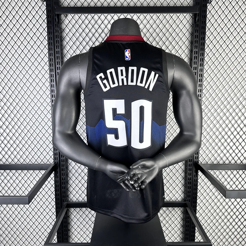 2024 Season NBA Denver Nuggets Basketball jersey city version #50 GORDON