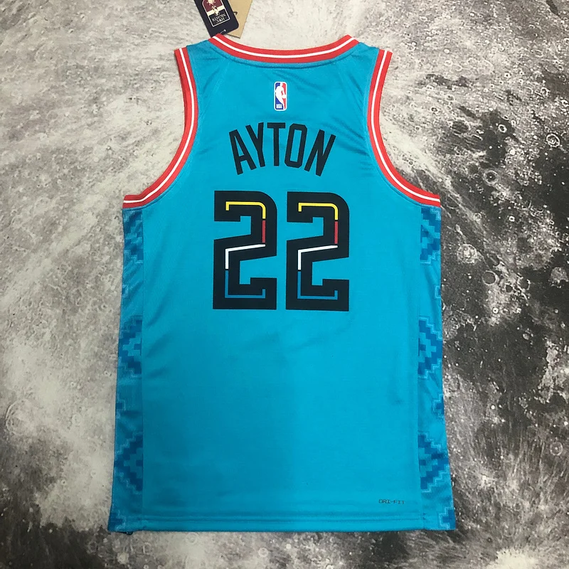 2023 Season NBA Phoenix Suns Basketball jersey city version #22 AYTON