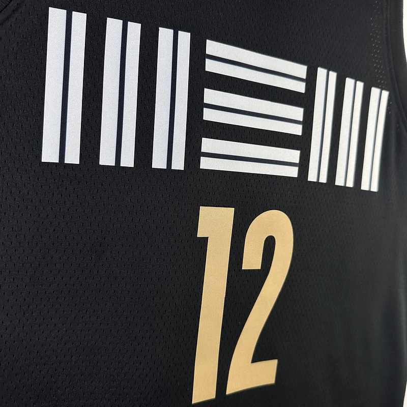 2024 Season NBA Memphis Grizzlies Basketball Jersey city version #12 MORANT