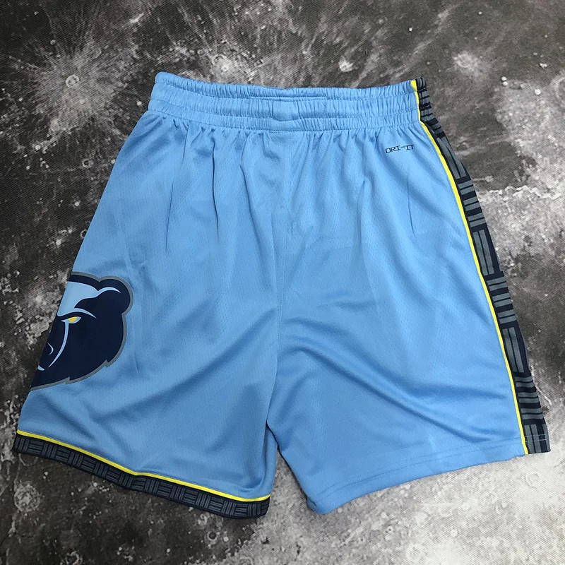 2023 Season NBA Memphis Grizzlies Basketball Jersey trapeze Shorts