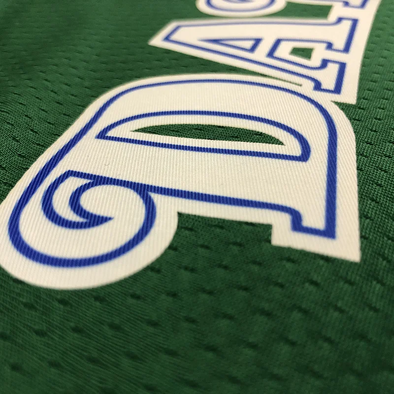 2021 Season NBA Dallas Mavericks basketball jersey Retro Green #77 DONCIC