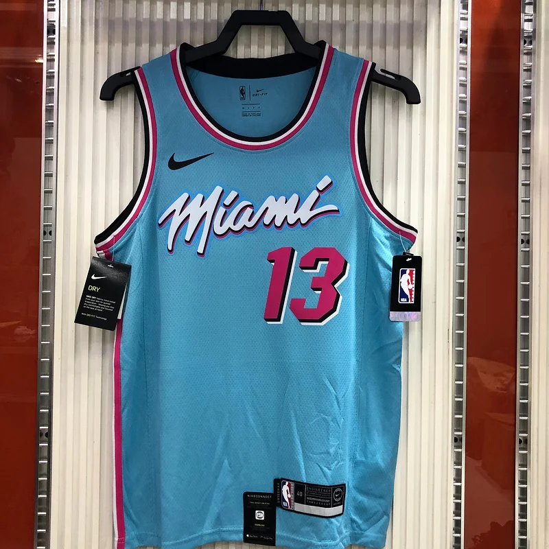 NBA Miami Heat basketball jersey round neck #13 ADEBAYO