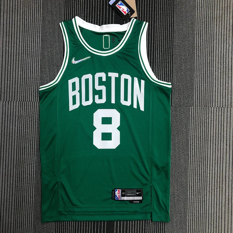 75th anniversary NBA Boston Celtics Basketball Jersey Green #8 WALKER