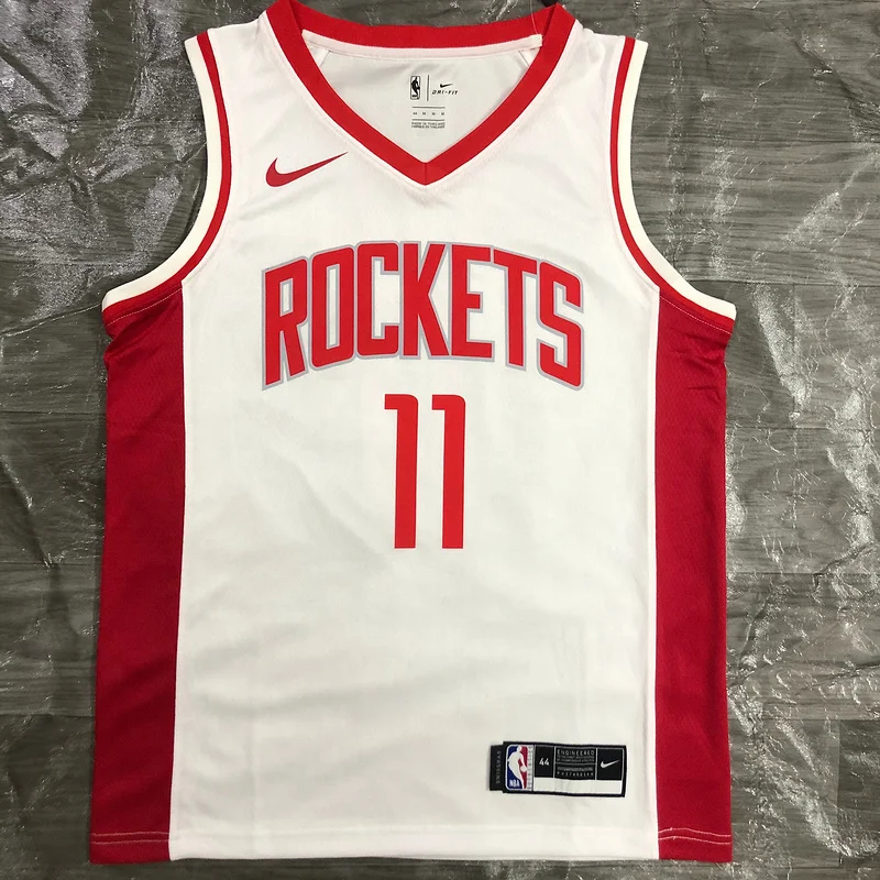 2021 Houston Rockets Basketball Jersey White #11 YAO