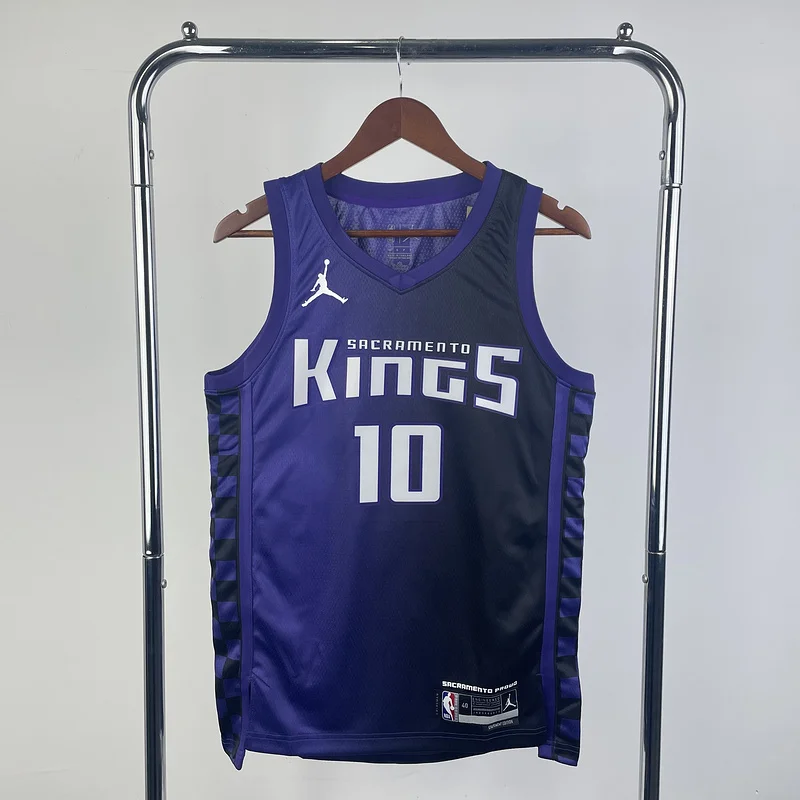 2024 Sacramento Kings Basketball Jersey trapeze limited #10 SABONIS