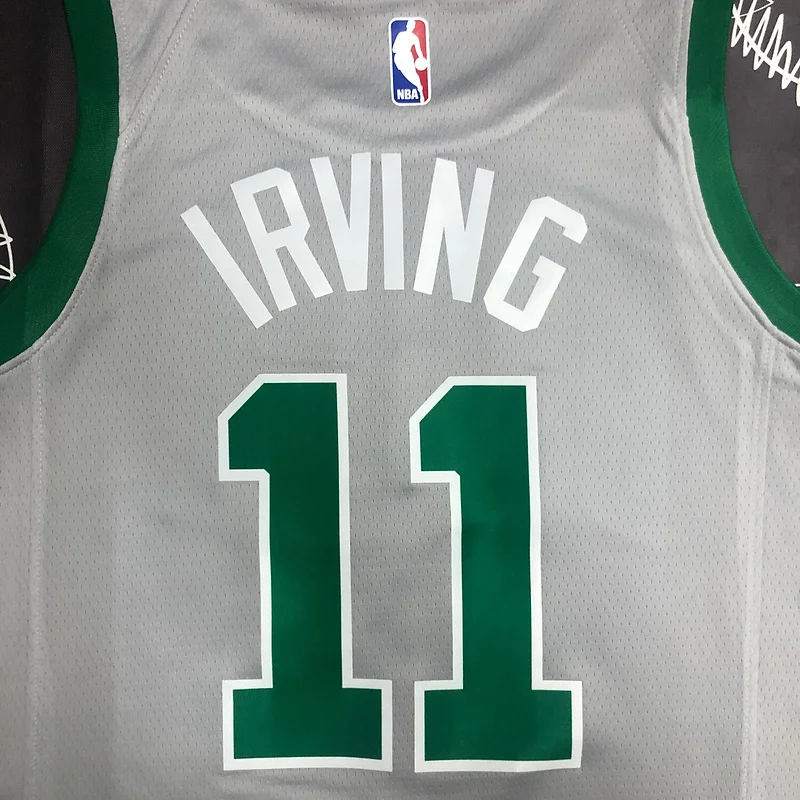 NBA Boston Celtics Basketball Jersey Gray #11 IRVING