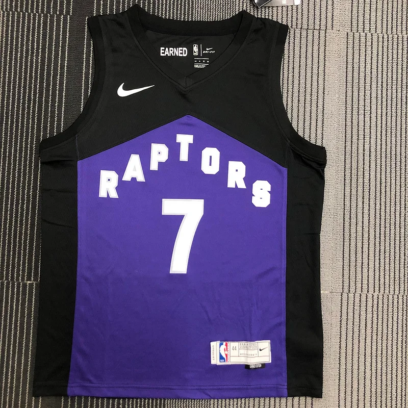 2021 NBA Toronto Raptors Basketball Jersey bonus edition #7 LOWRY