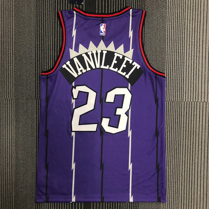 NBA Toronto Raptors Basketball Jersey Retro Purple #23 VANVLEET