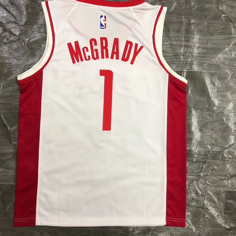 2021 Houston Rockets Basketball Jersey White #1 McGRADY