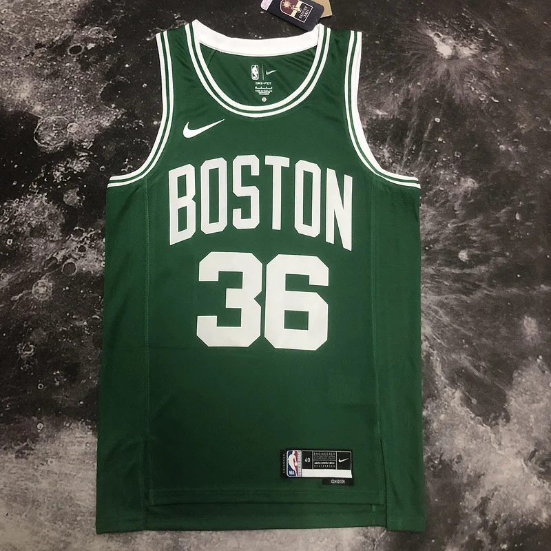 2023 Season NBA Boston Celtics Basketball Jersey Green #36 SMART