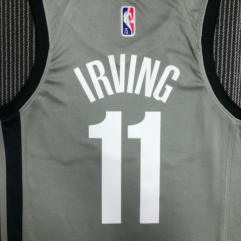 75th anniversary Brooklyn Nets Basketball jersey Flyer style limited #11 IRVING