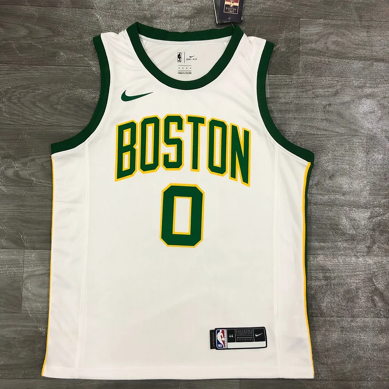 2019 Season NBA Boston Celtics Basketball Jersey Platinum limited #0 TATUM