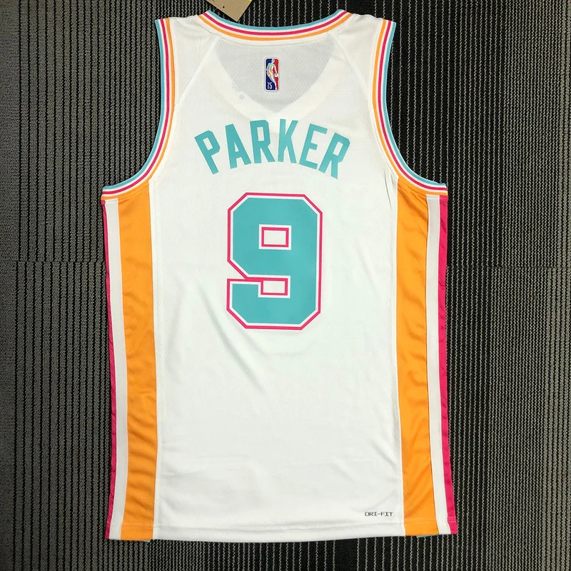 2022 San Antonio Spurs Basketball Jersey city version #9 PARKER