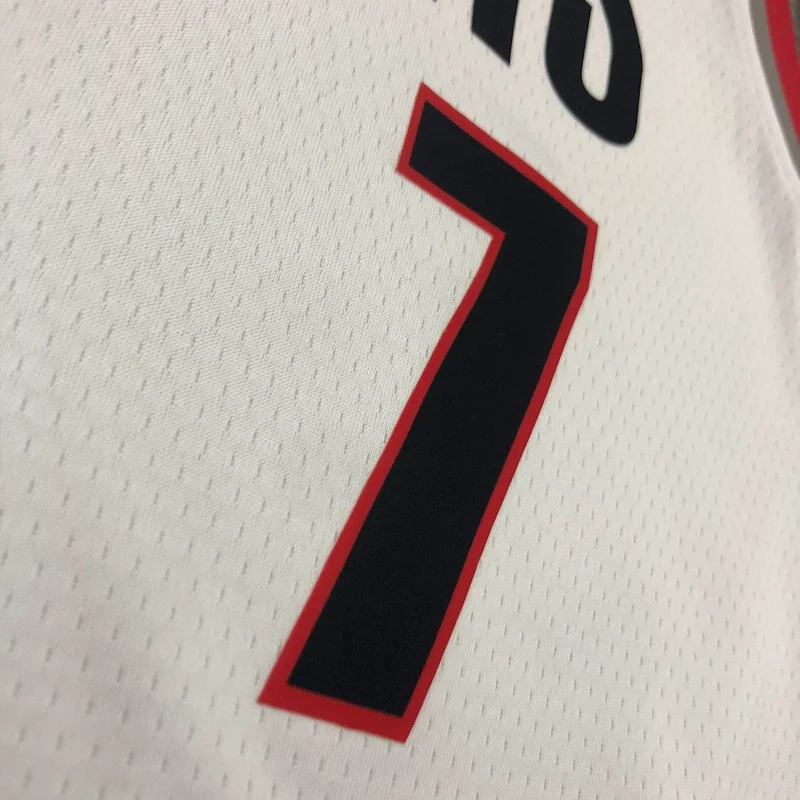 2021 Portland Trail Blazers Basketball Jersey Home White #7 ROY