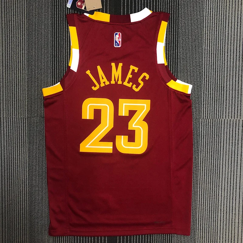 2022 Cleveland Cavaliers Basketball Jersey city version #23 JAMES