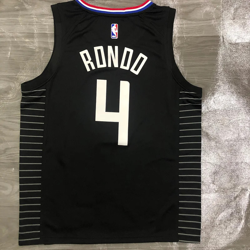 2021 Season NBA Los Angeles Clippers Basketball jersey  Jordan  theme  limited  city version   #4   RONDO