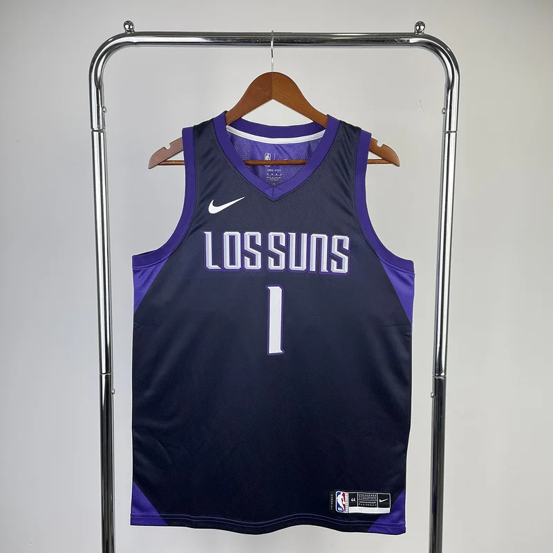 2018 Season NBA Phoenix Suns Basketball jersey city version #1 BOOKER