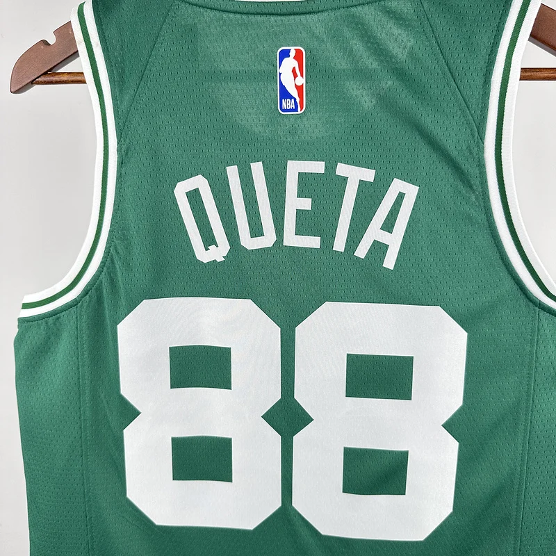 NBA Boston Celtics Basketball Jersey Green Away #88 QUETA