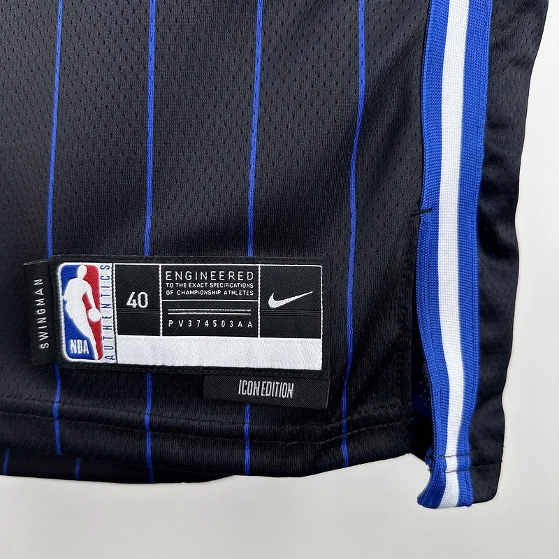 2023 Orlando Magic Basketball Jersey Aawy Black stripe #22 WAGNER